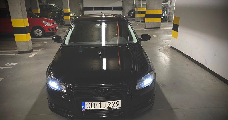 Audi A3 cena 25500 przebieg: 245000, rok produkcji 2010 z Gdańsk małe 667